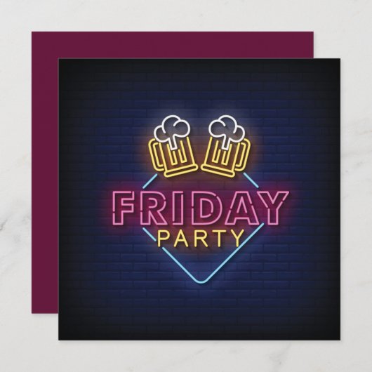 Friday Party (Voorkant / Achterkant)