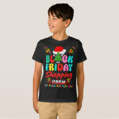 Friday Shopng Crew Christmas Lights Black Shopng F T-shirt (Voorkant volledig)