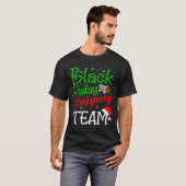 Friday Shopng Team Christmas Black Shopng Family G T-shirt (Voorkant volledig)