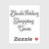 FRIDAY SrotBook BLACK Sticker (Vel)