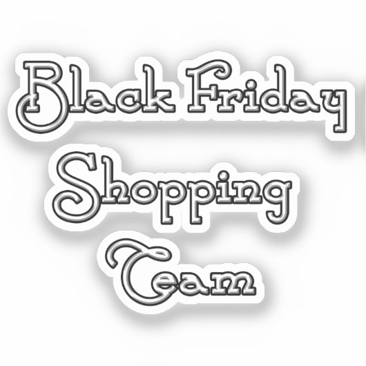 FRIDAY SrotBook BLACK Sticker (Voorkant)