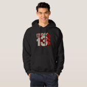 Friday the 13th | 3D-gestapelde bloeding Hoodie (Voorkant volledig)