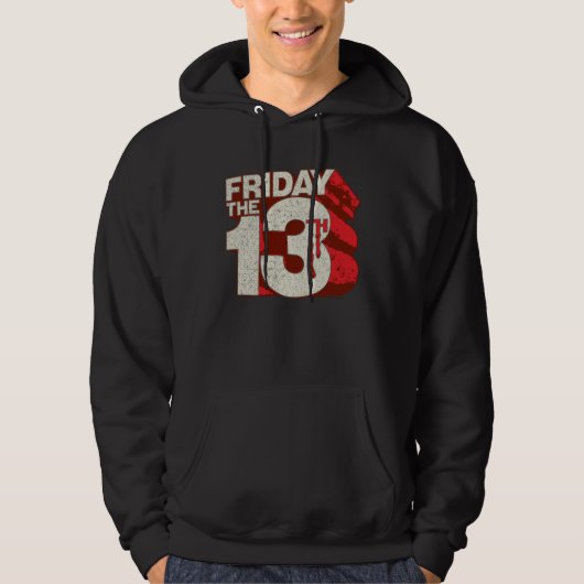 Friday the 13th | 3D-gestapelde bloeding Hoodie (Voorkant)