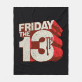Friday the 13th | Bleeding Stacked 3D Logo Fleece Deken (Voorkant)