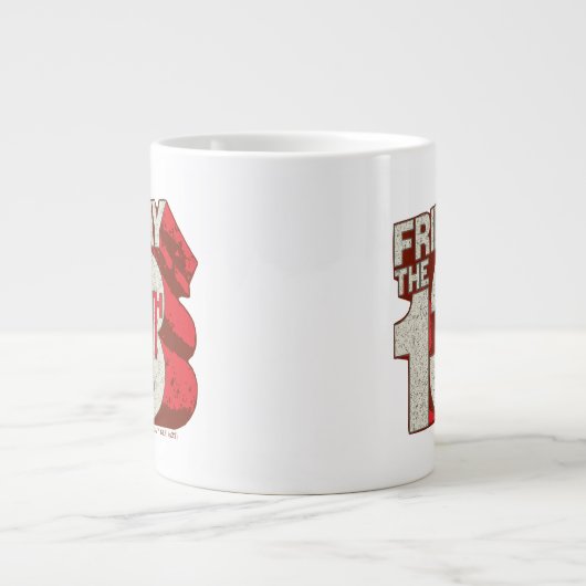 Friday the 13th | Bleeding Stacked 3D Logo Grote Koffiekop (Voorkant)