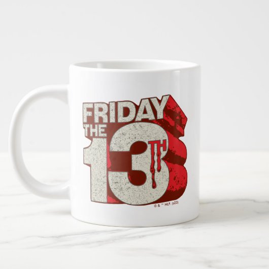 Friday the 13th | Bleeding Stacked 3D Logo Grote Koffiekop (Links)