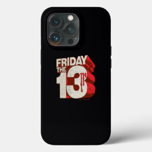 Friday the 13th   Bloedend 3D-logo gestapeld iPhone 13 Pro Hoesje