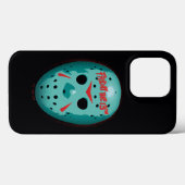 Friday the 13th Blue Hockey Mask Graphic Case-Mate iPhone Case (Achterkant (horizontaal))