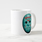 Friday the 13th | Blue Hockey Mask Graphic Grote Koffiekop (Voorkant rechts)