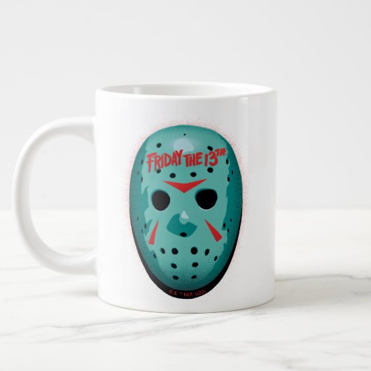 Friday the 13th | Blue Hockey Mask Graphic Grote Koffiekop (Links)