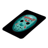 Friday the 13th Blue Hockey Mask Graphic Magneet (Linkerzijde)