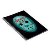Friday the 13th Blue Hockey Mask Graphic Notitieboek (Rechterzijde)