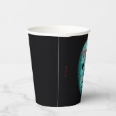 Friday the 13th Blue Hockey Mask Graphic Papieren Bekers (Rechts)