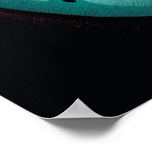 Friday the 13th Blue Hockey Mask Graphic Poster (Hoek)