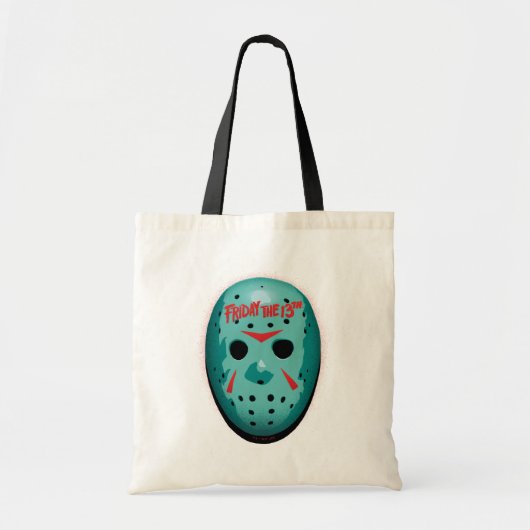 Friday the 13th Blue Hockey Mask Graphic Tote Bag (Voorkant)
