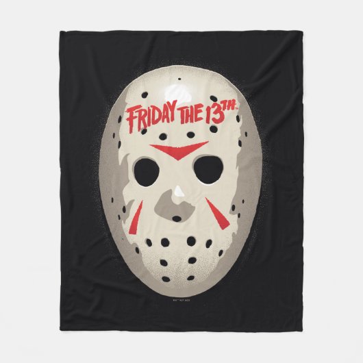 Friday the 13th | Hockey Mask Graphic Fleece Deken (Voorkant)
