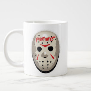 Friday the 13th   Hockey Mask Graphic Grote Koffiekop