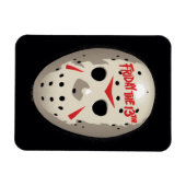 Friday the 13th | Hockey Mask Graphic Magneet (Horizontaal)