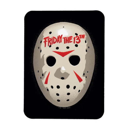 Friday the 13th | Hockey Mask Graphic Magneet (Verticaal)