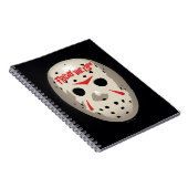 Friday the 13th | Hockey Mask Graphic Notitieboek (Rechterzijde)