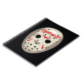 Friday the 13th | Hockey Mask Graphic Notitieboek (Linkerzijde)