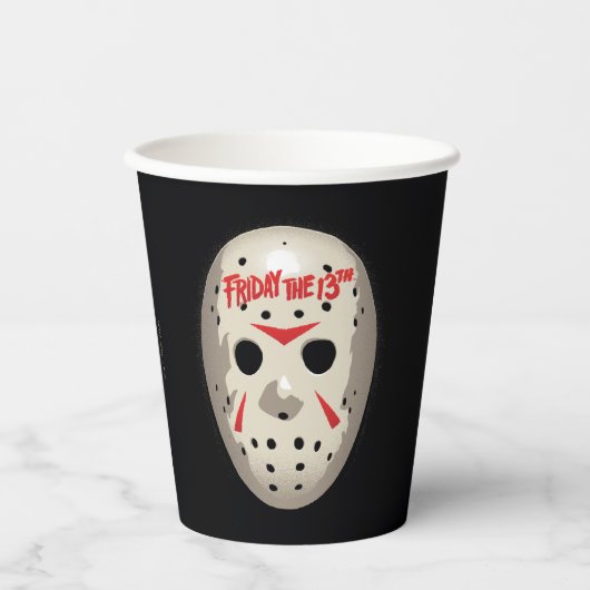 Friday the 13th | Hockey Mask Graphic Papieren Bekers (Voorkant)