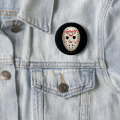 Friday the 13th | Hockey Mask Graphic Ronde Button 5,7 Cm (In situ)