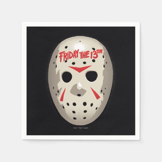 Friday the 13th | Hockey Mask Graphic Servet (Voorkant)