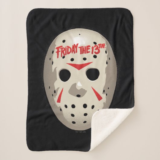 Friday the 13th | Hockey Mask Graphic Sherpa Deken (Voorkant)