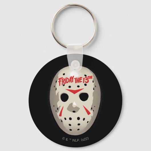 Friday the 13th | Hockey Mask Graphic Sleutelhanger (Voorkant)