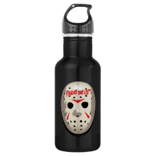Friday the 13th Hockey Mask Graphic Waterfles