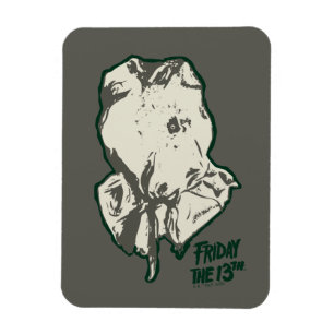 Friday the 13th Jason Voorhees Burlap Sack Magneet