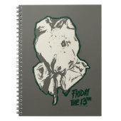 Friday the 13th Jason Voorhees Burlap Sack Notitieboek (Voorkant)