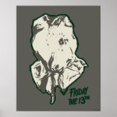 Friday the 13th Jason Voorhees Burlap Sack Poster (Voorkant)
