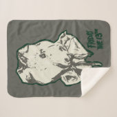 Friday the 13th Jason Voorhees Burlap Sack Sherpa Deken (Voorkant (horizontaal))