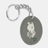 Friday the 13th Jason Voorhees Burlap Sack Sleutelhanger (Voorkant Links)