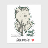 Friday the 13th Jason Voorhees Burlap Sack Sticker (Vel)