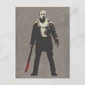 Friday the 13th Jason Voorhees Character Art Briefkaart (Voorkant)