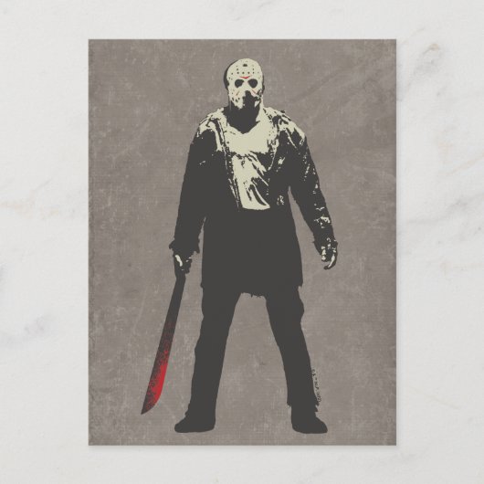 Friday the 13th Jason Voorhees Character Art Briefkaart (Voorkant)
