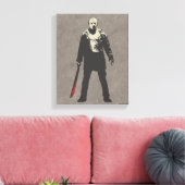 Friday the 13th Jason Voorhees Character Art Canvas Afdruk (Insitu (Woonkamer))