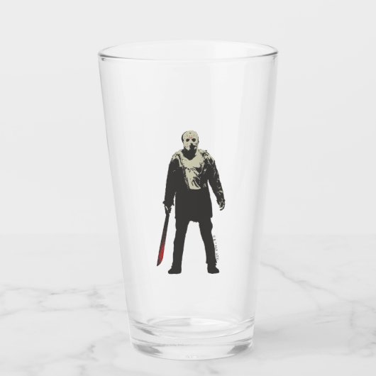 Friday the 13th Jason Voorhees Character Art Glas (Voorkant)