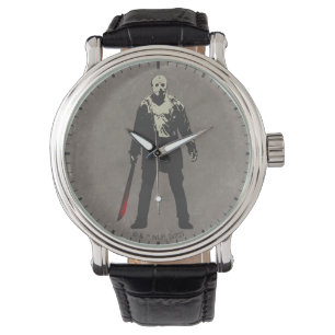 Friday the 13th Jason Voorhees Character Art Horloge