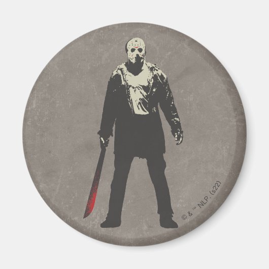 Friday the 13th Jason Voorhees Character Art Magneet (Voorkant)