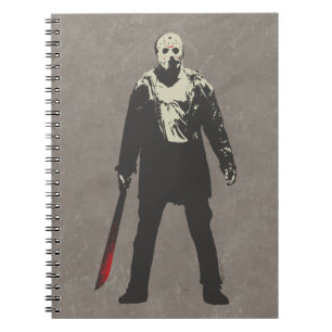 Friday the 13th Jason Voorhees Character Art Notitieboek
