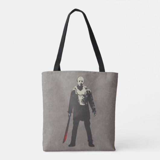 Friday the 13th Jason Voorhees Character Art Tote Bag (Achterkant)
