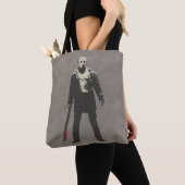 Friday the 13th Jason Voorhees Character Art Tote Bag (Dichtbij)