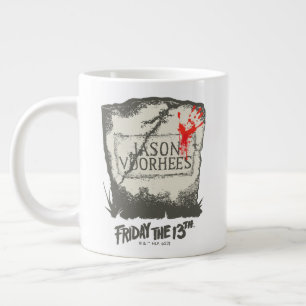 Friday the 13th   Jason Voorhees Headstone Grote Koffiekop