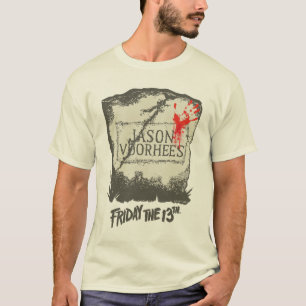 Friday the 13th Jason Voorhees Headstone T-shirt