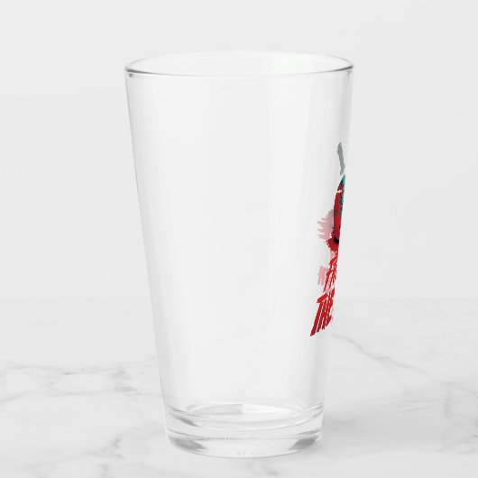 Friday the 13th | Knife Through Blue Hockey Mask Glas (Rechts)