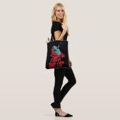 Friday the 13th | Knife Through Blue Hockey Mask Tote Bag (Op model)